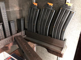 Holder for CMMG 22LR conversion kit case and magazines in a safe with magazines in it and the case taken out