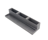 Holder for CMMG 22LR conversion kit case and magazines angled view