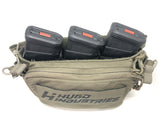 Hugo Industries triple AK magazine insert inside a Haley Strategic D3CRM chestrig with three 7.62x39 AK-47 magazines in it