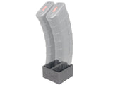 ak-47 magazine holder with two ak magazines in it
