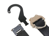 Hanger for Cobra buckle belts with two Cobra buckle belts below